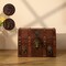 Handmade Pirate Treasure Chest with Latch - Vintage Wooden Storage Trunk and Treasure Box with Hinged Lid - Antique Decorative Storage Box for Pirate-Themed Birthday Party and Keepsakes